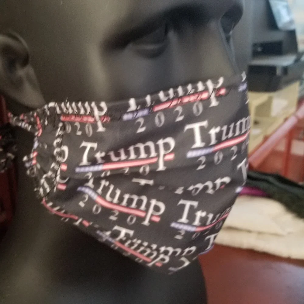 Cloth Face Mask - Silver/Copper Filters-Trump 2020